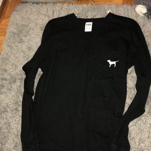 Light mint and black long sleeve t shirt